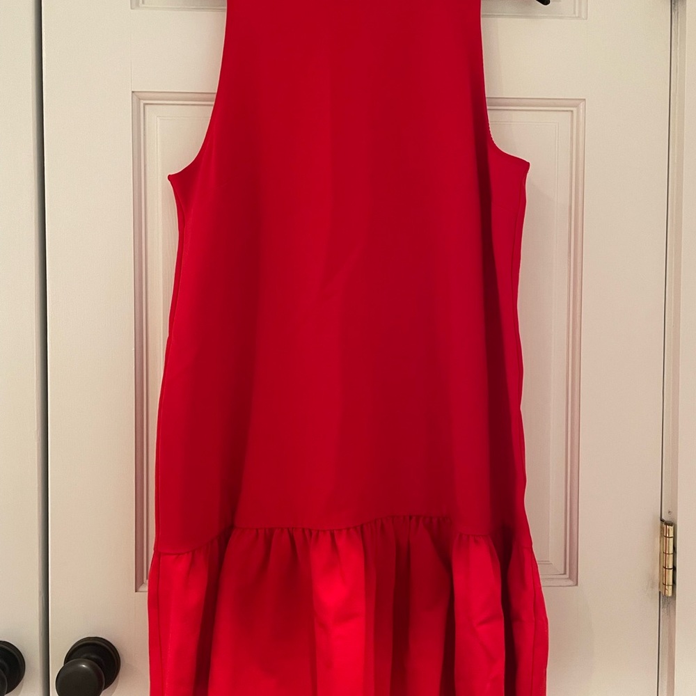 Anthropologie Red Dress